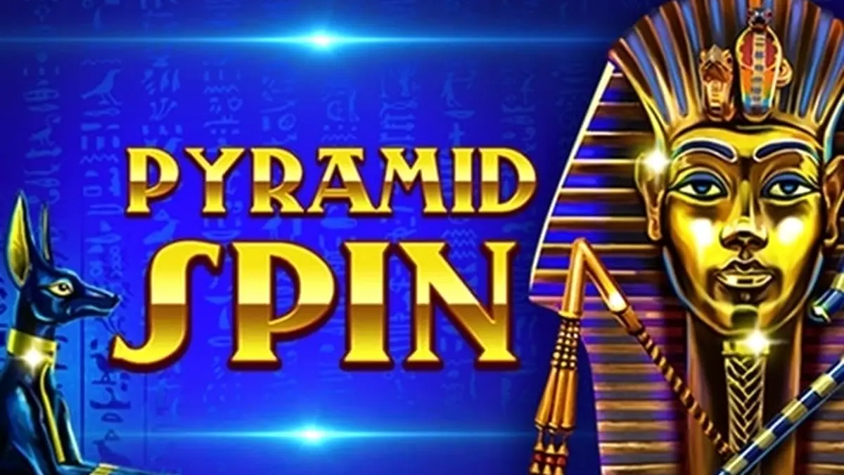 Pyramid Spin slot game interface na may temang sinaunang Ehipto